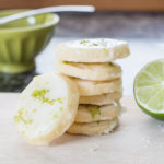 Lime Shortbread Cookies