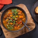 Black Bean & Sweet Potato Chipotle Soup