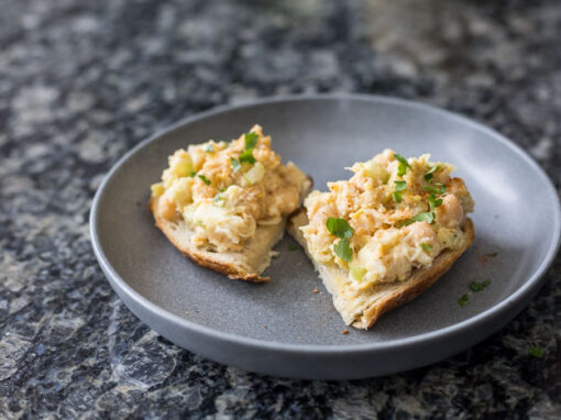 Smash Chickpea Salad or Sandwich